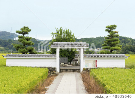 井伊家初代の井伊共保が出生したと伝わる井戸 静岡県浜松市 の写真素材