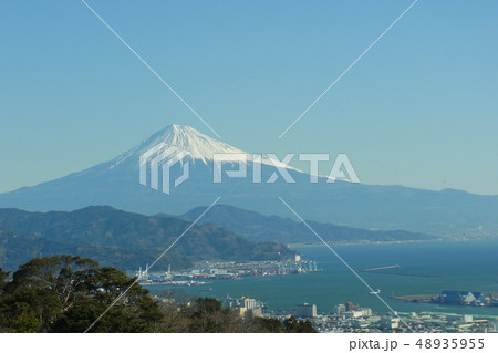 <静岡>富士山と清水港 <静岡>富士山と清水港 48935955