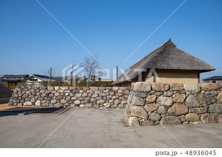 楽山園 中門付近 日本庭園 群馬県甘楽町 楽山園 中門付近 日本庭園 群馬県甘楽町 48936045