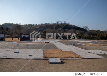 楽山園　屋敷跡　日本庭園　群馬県甘楽町　 48936076