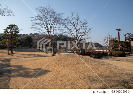 楽山園　日本庭園　群馬県甘楽町　 48936649