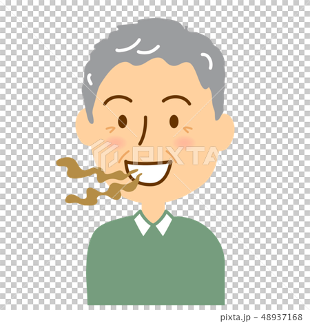 口臭シニア男性自覚無し 48937168