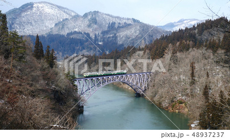 福島県只見線の鉄道 福島県只見線の鉄道 48937237
