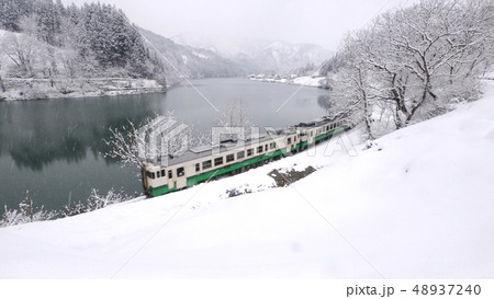 福島県只見線の鉄道 福島県只見線の鉄道 48937240
