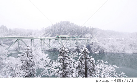 福島県只見線の鉄道 福島県只見線の鉄道 48937273