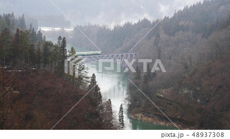 福島県只見線の鉄道 福島県只見線の鉄道 48937308