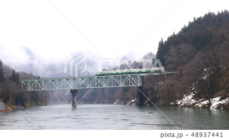 福島県只見線の鉄道 福島県只見線の鉄道 48937441