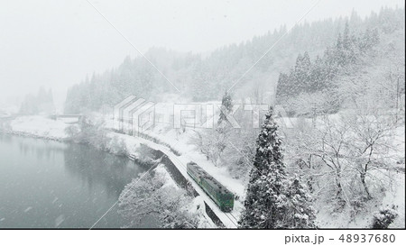 福島県只見線の鉄道 福島県只見線の鉄道 48937680