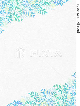 背景素材_木の葉 若葉 青葉 新緑 48938841