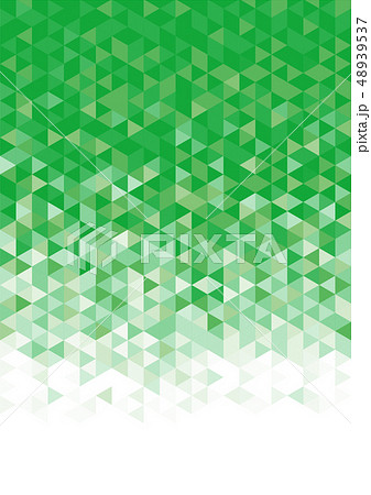 幾何学模様 三角 背景a 4緑色のイラスト素材