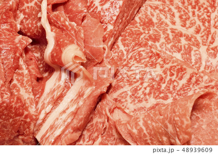 霜降り肉 48939609