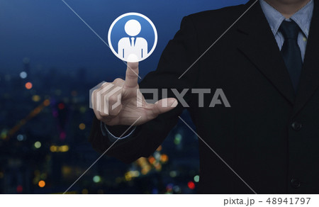 Business communication concept Business communication concept 48941797