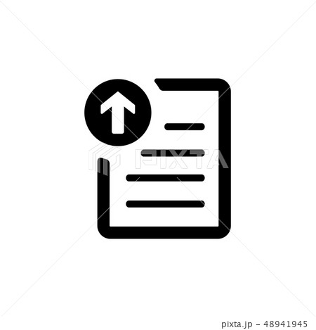 アップロード　アイコン （ファイル） 48941945