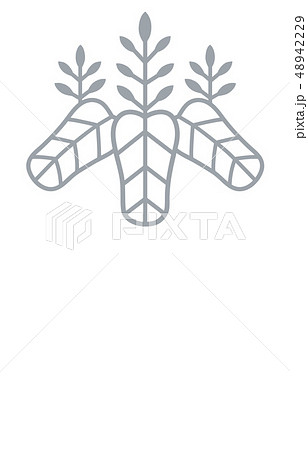 武将家紋銀豊臣秀吉 武将家紋銀豊臣秀吉 48942229