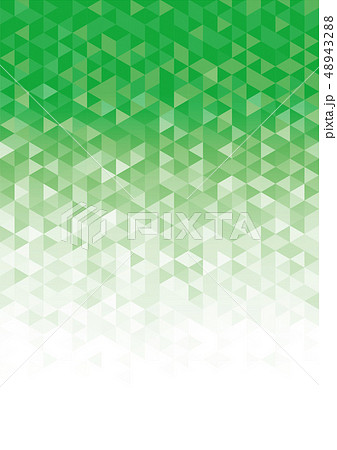 幾何学模様（三角）背景B_4緑色のイラスト素材 [48943288] - PIXTA