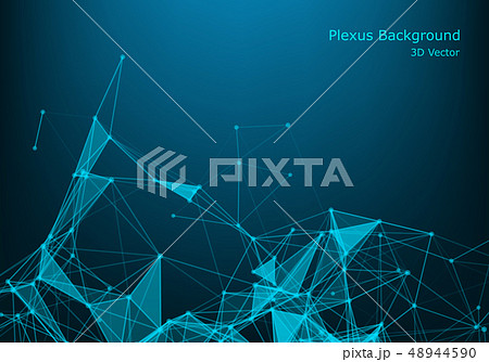 Abstract polygonal background with connected lines Abstract polygonal background with connected lines 48944590