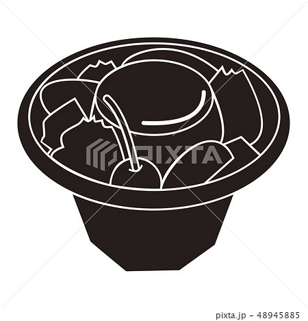 プリンのイラスト素材 4455