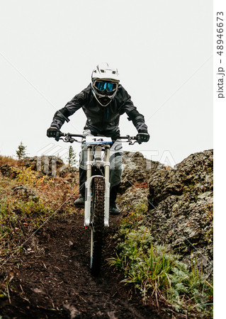 athlete rider downhill athlete rider downhill 48946673