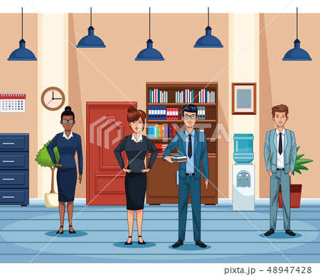 Business people working in the office 48947428