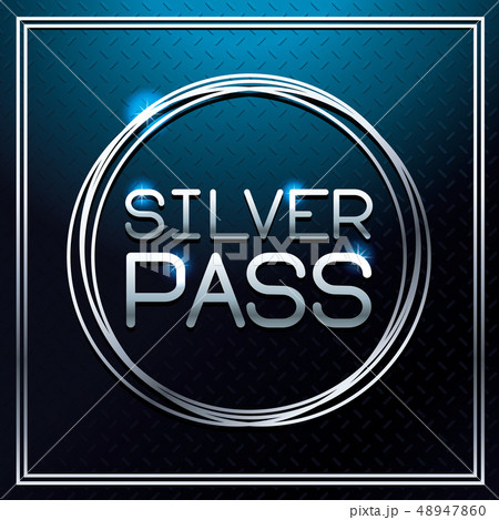 Silver pass card 48947860