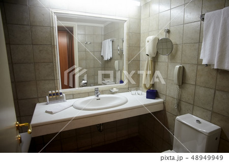 greek hotel bathroom 48949949
