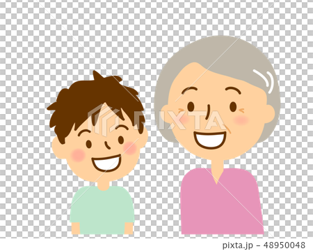 Bad breath senior women and grandchildren 48950048