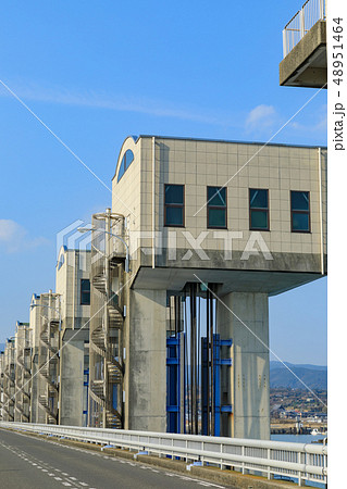 諫早湾干拓潮受堤防_北部排水門 48951464