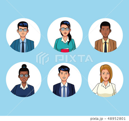 Business people characters Business people characters 48952801