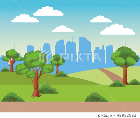 Urban cityscape scenery Urban cityscape scenery 48952932
