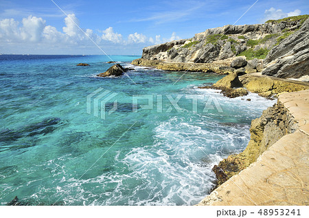 カンクン　イスラムへーレス　プンタ・スールの遊歩道（メキシコ） 48953241