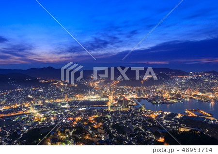 長崎_稲佐山からの夜景 長崎_稲佐山からの夜景 48953714