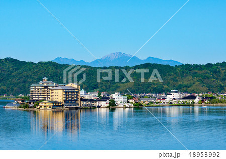 東郷池 大山　初夏 48953992
