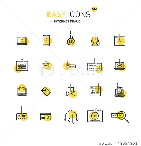 Easy icons 51b Intetnet fraud 48954801