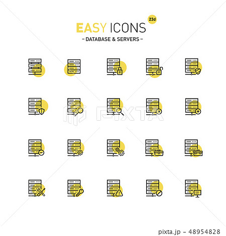 Easy icons 23d Database 48954828