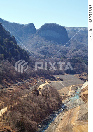 【群馬県】奇岩・丸岩城 丸岩（八ッ場ダム建設地） 48954898