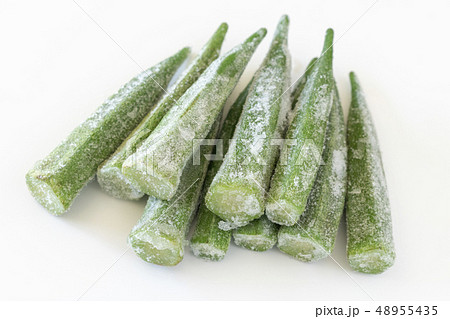 冷凍したオクラ 48955435