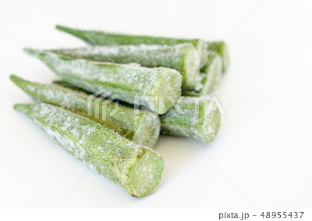 冷凍したオクラ 48955437