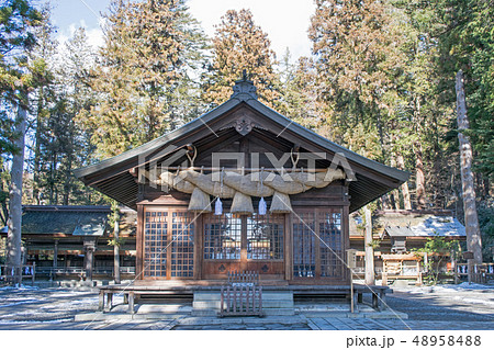 長野県　諏訪大社下社　春宮　神楽殿 48958488