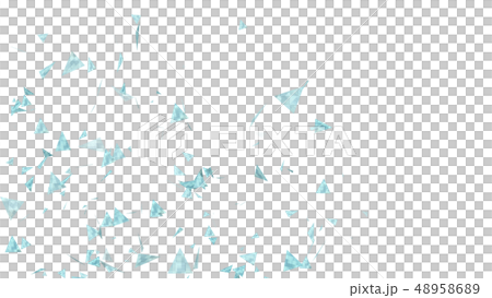 CGパーティクル 下から上に浮遊するトライアングル CGパーティクル 下から上に浮遊するトライアングル 48958689