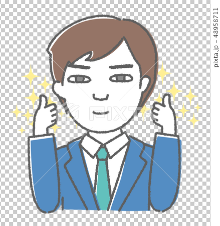 擺姿勢的男人 48958711