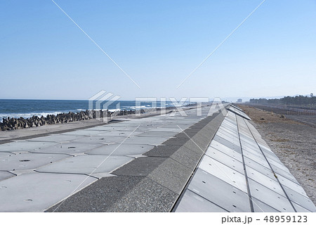 防潮堤　津波　防災　減災　津波対策 48959123