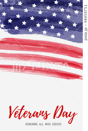 USA Veterans day background 48959751