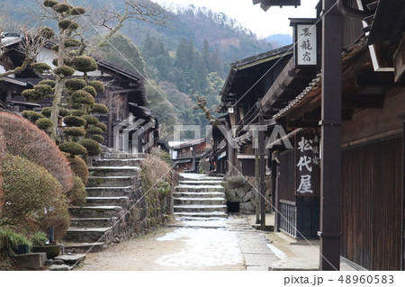 中山道 木曽路 妻籠 中山道 木曽路 妻籠 48960583
