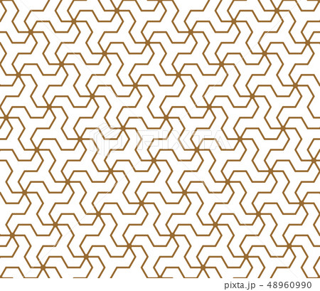 Seamless traditional Japanese geometric ornament Seamless traditional Japanese geometric ornament 48960990