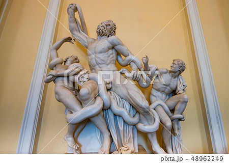 Copy of ancient statue of Laocoon and his Sons Copy of ancient statue of Laocoon and his Sons 48962249
