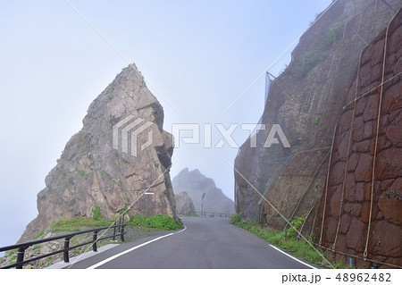 久慈―小袖漁港の道風景 久慈―小袖漁港の道風景 48962482