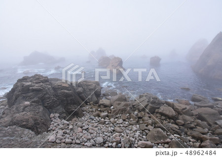 久慈―小袖漁港の道風景 久慈―小袖漁港の道風景 48962484