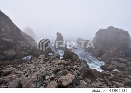久慈―小袖漁港の道風景 48962485