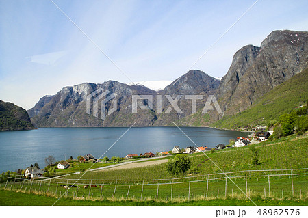 湖 風景 山 48962576