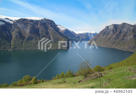 フィヨルド ノルウェーの 水 48962585